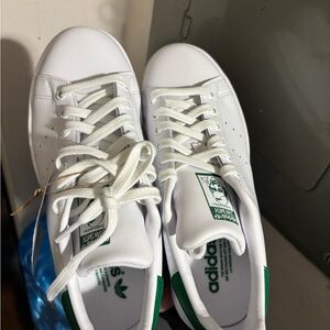 Adidas Stan Smith White Green Sneakers